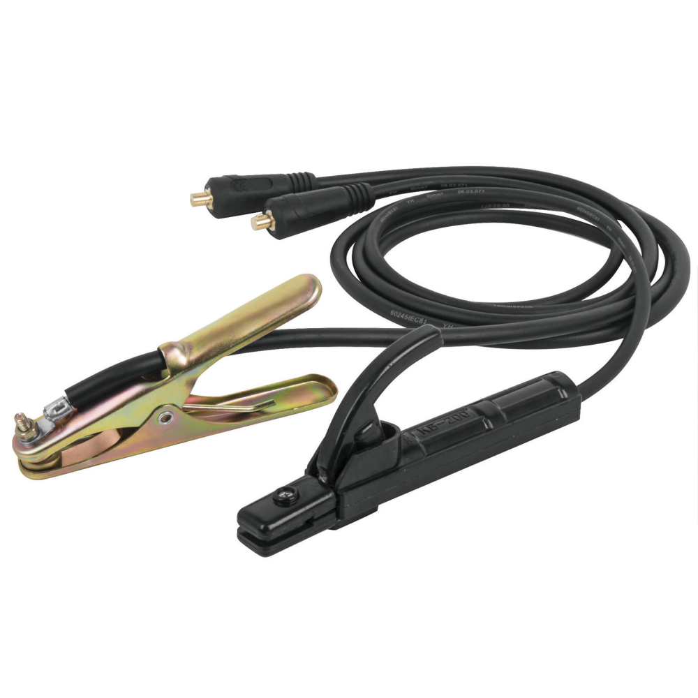 12107 CABLES PORTAELECTRODO Y PINZA DE TIERRA 200A 3/8